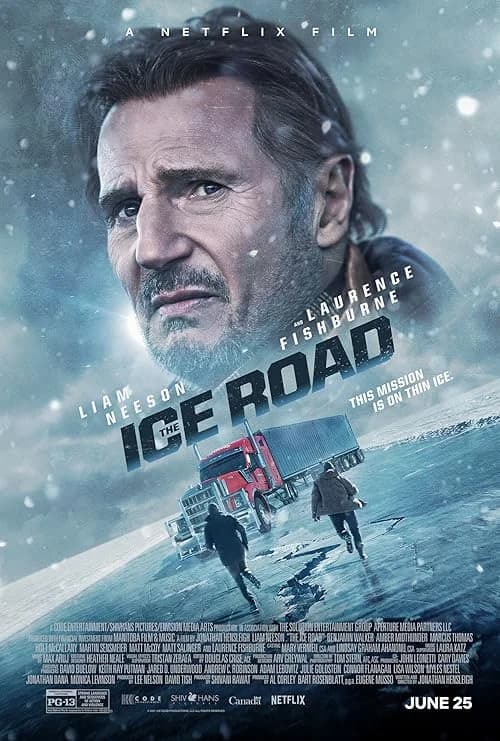 The Ice Road film posteri